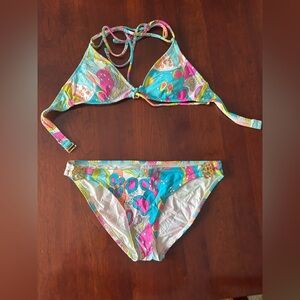 Trina Turk Multicolor Bikini Set, size 6